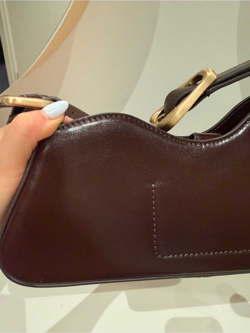 Cult Gaia Malvi Shoulder Bag Espresso - Picture 12 of 14